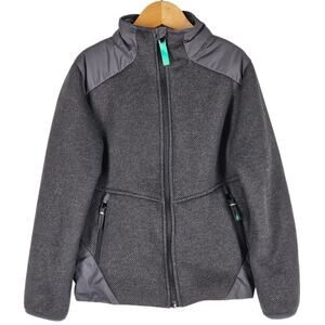 CHAMPION C9 BOYS OUTERWEAR SMALL GRAY FULL ZIP FLEECE JACKET SIZE SMALL (6-7)
